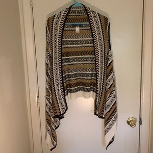Exotic Aztec Sleeveless Cardigan